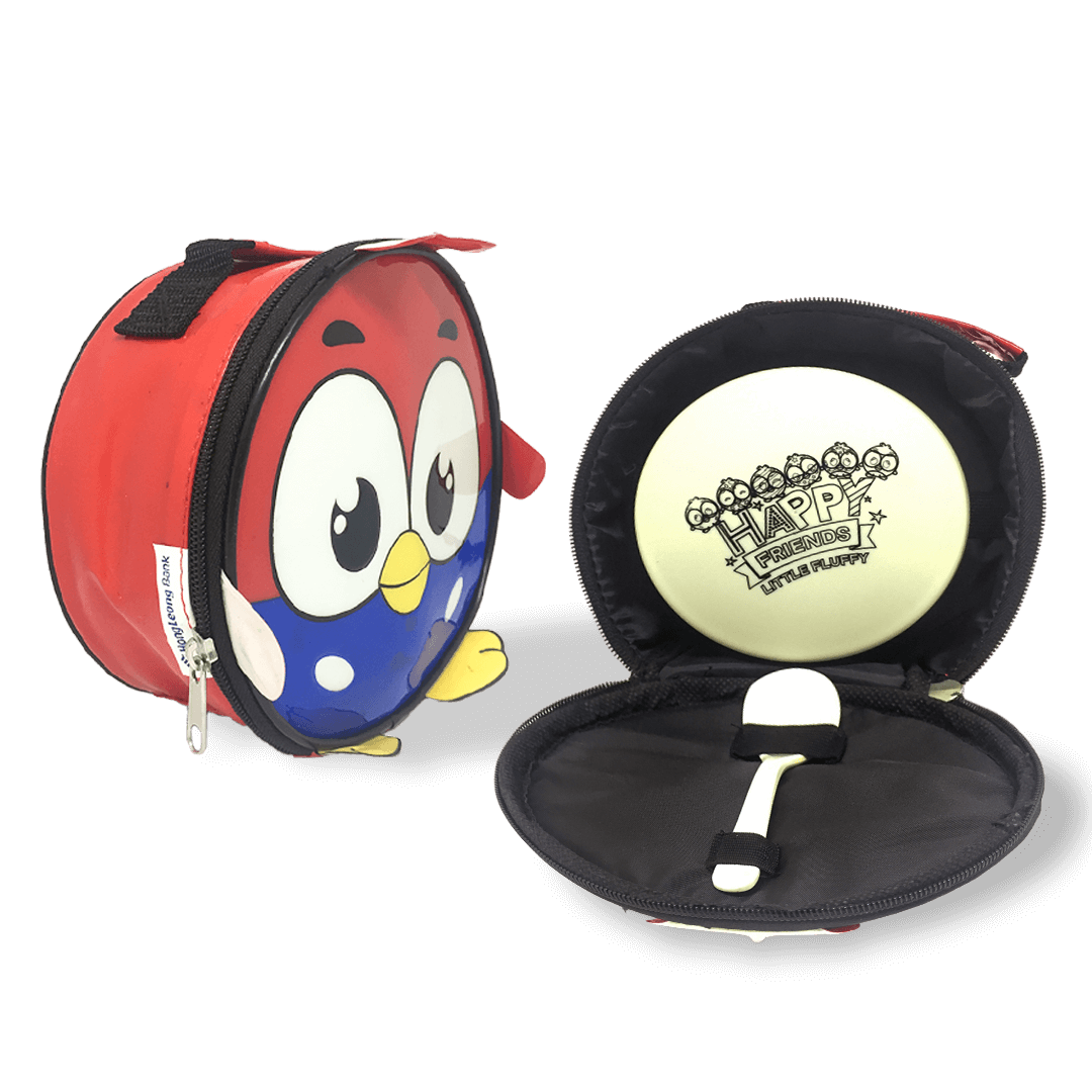 Hong Leong Bank Fluffy Bird Bag with Lunch Box