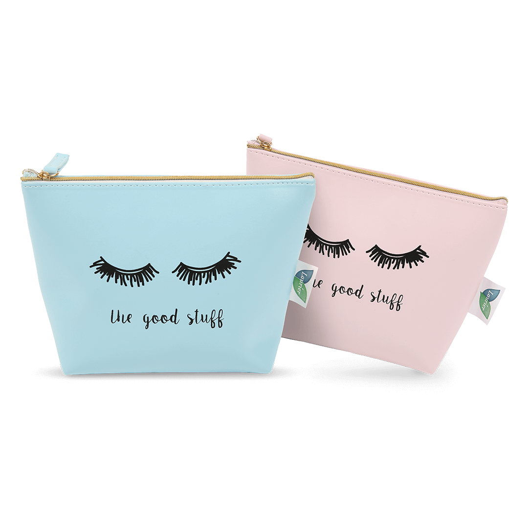 KAO Laurier Eyes Printed pouch Blue