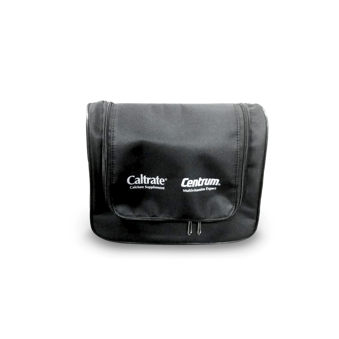 Pfizer Centrum Caltrate Toiletries Pouch