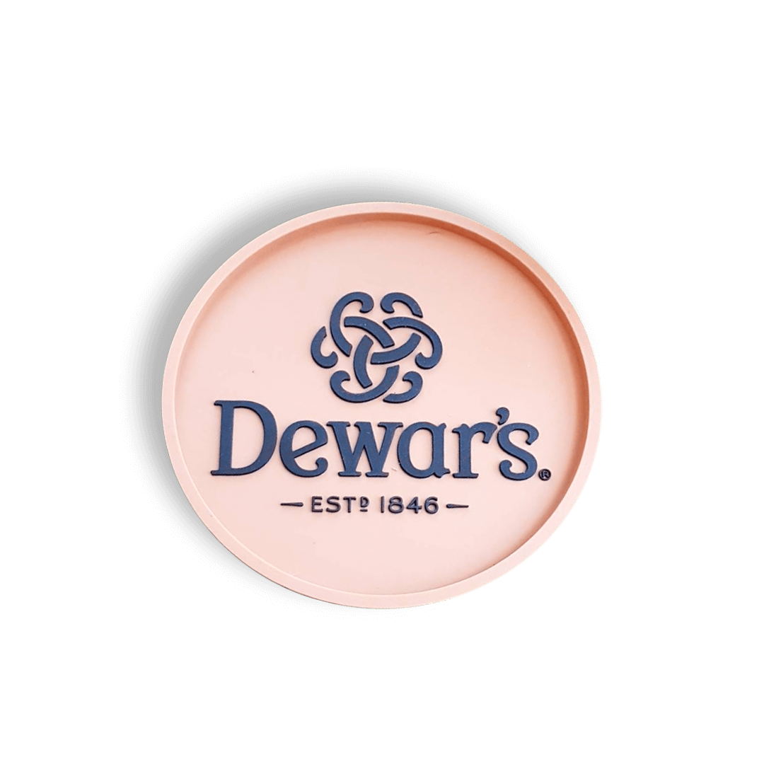 Bacardi Dewar coaster