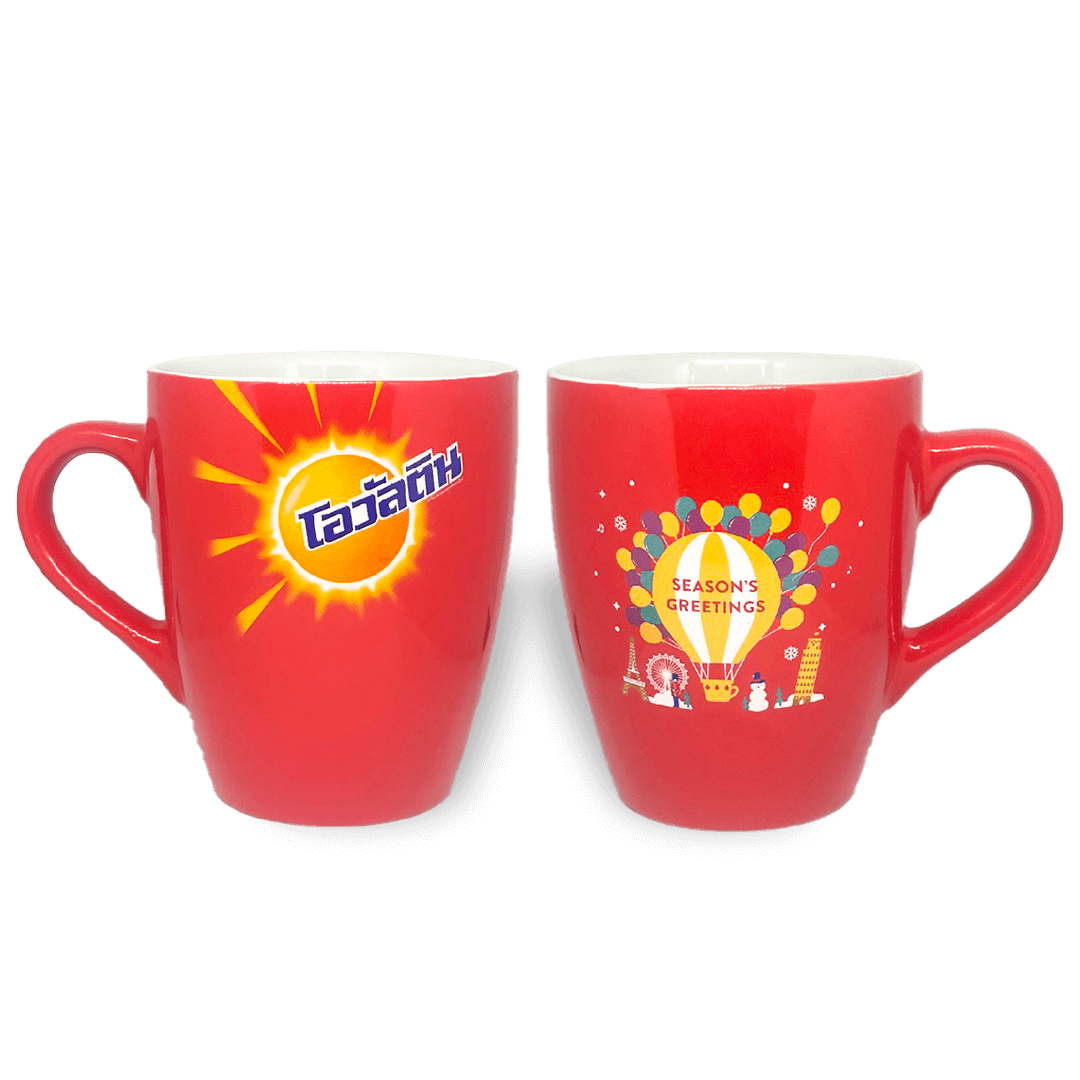 Ovaltine Red Mug